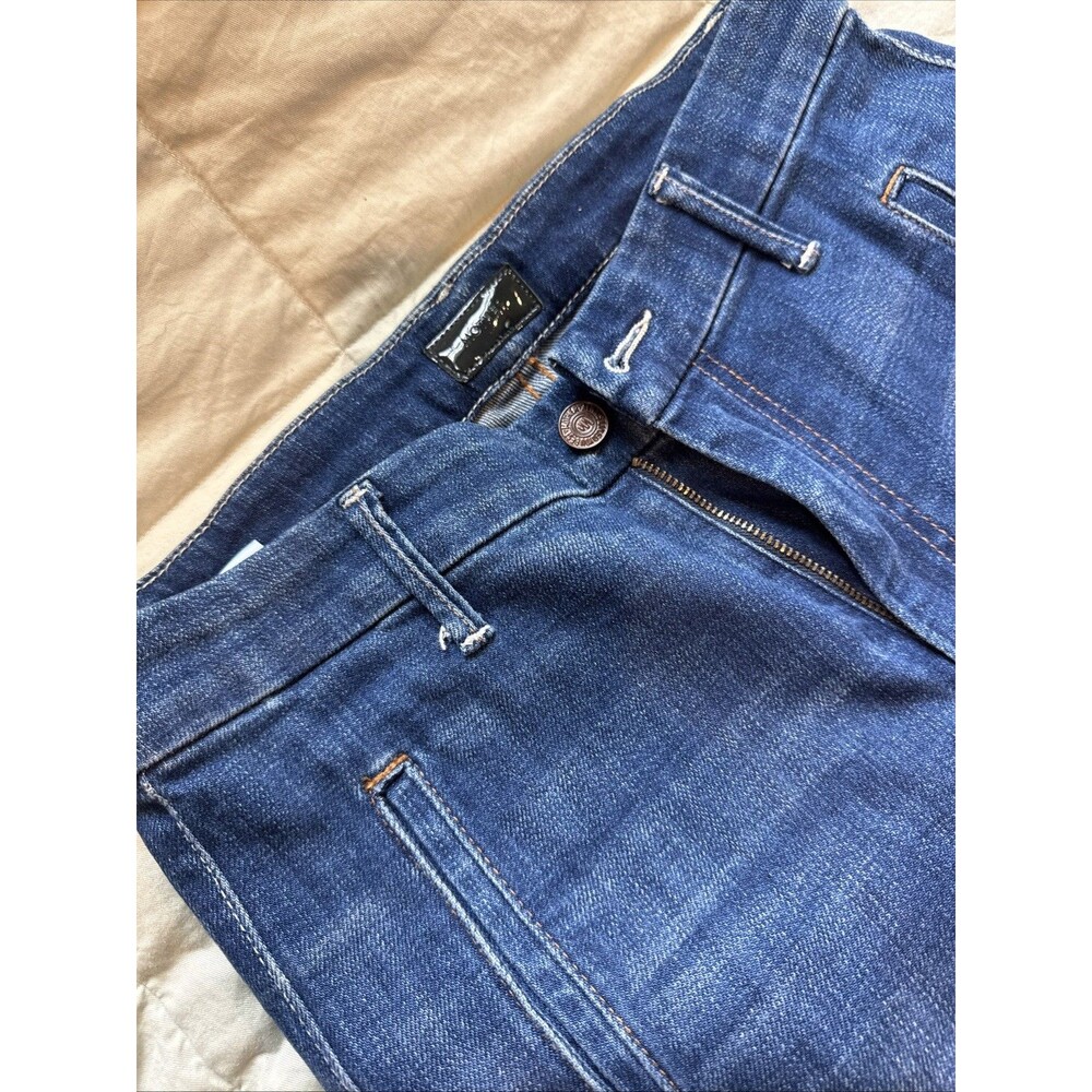 MOTHER Drama Jeans Like Size 27 Cry of Peacock Wash Denim Boho Anthropologie